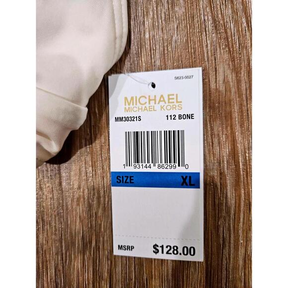 Michael Kors Women's XL Swim Top with Gold Accents - Picture 7 of 8